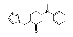 3-(imidazol-1-ylmethyl)-9-methyl-2,3-dihydro-1H-carbazol-4-one structure