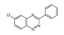 6-chloro-3-phenyl-1,2,4-benzotriazine Structure