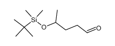 4-(tert-butyl-dimethyl-silanyloxy)-pentanal Structure