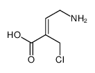 4-amino-2-(chloromethyl)but-2-enoic acid Structure