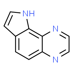 1H-Pyrrolo[2,3-f]quinoxaline (9CI) Structure