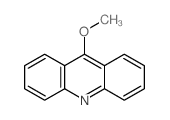 Acridine, 9-methoxy- Structure