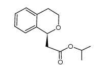 isopropyl 2-(3,4-dihydro-1H-isochromen-1-yl)acetate Structure