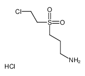 3-(2-chloroethylsulfonyl)propan-1-amine,hydrochloride结构式