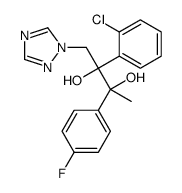 (2R,3S)-2-(2-chlorophenyl)-3-(4-fluorophenyl)-1-(1,2,4-triazol-1-yl)butane-2,3-diol Structure