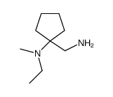 1-(aminomethyl)-N-ethyl-N-methylcyclopentanamine(SALTDATA: 2.05HCl 0.65H2O) Structure