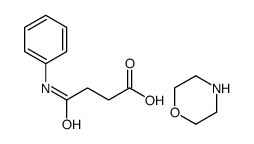 4-anilino-4-oxobutanoate,morpholin-4-ium Structure