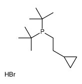 ditert-butyl(2-cyclopropylethyl)phosphane,hydrobromide Structure