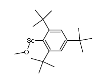 2,4,6-tri-tert-Butylbenzeneselenenate Structure