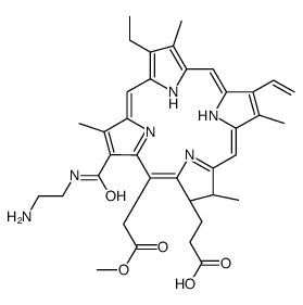 chlorin e6 ethylenediamide Structure