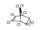 1,4,5,6,7,7-hexachlorobicyclo(2.2.1)hept-5-ene-2-carboxylic acid结构式