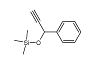 trimethyl((1-phenylprop-2-yn-1-yl)oxy)silane Structure