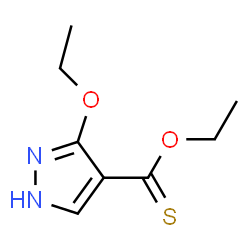 1H-Pyrazole-4-carbothioicacid,3-ethoxy-,O-ethylester(9CI)结构式