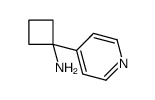 1-(Pyridin-4-yl)cyclobutanamine Structure