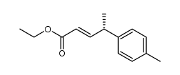 (S)-ethyl 4-(p-tolyl)pent-2-enoate Structure