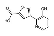 4-(3-hydroxypyridin-2-yl)thiophene-2-carboxylic acid结构式