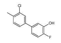 5-(3-chloro-4-methylphenyl)-2-fluorophenol结构式