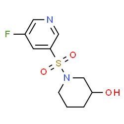 1-(5-fluoropyridin-3-ylsulfonyl)piperidin-3-ol picture