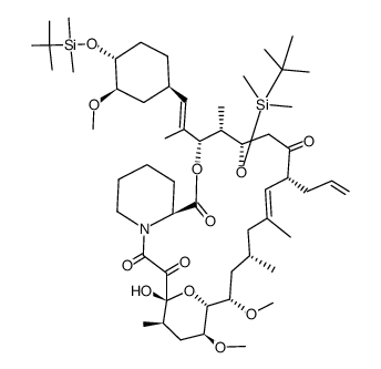 24,32-Bis-O-(tert-butyldimethylsilyl)-FK-506 Structure