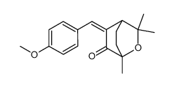 1,3,3-trimethyl-5-(4-methoxybenzylidene)-2-oxa-bicyclo [2.2.2] octan-6-one Structure