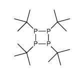 1,2,3,4-tetratert-butyltetraphosphetane Structure