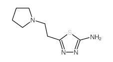 5-(2-PYRROLIDIN-1-YL-ETHYL)-[1,3,4]THIADIAZOL-2-YLAMINE picture