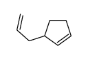 3-prop-2-enylcyclopentene结构式