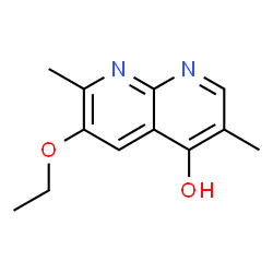 1,8-Naphthyridin-4-ol,6-ethoxy-3,7-dimethyl-(9CI) structure