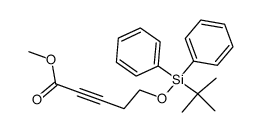 methyl 5-(tert-butyldiphenylsilyloxy)-2-pentynoate Structure