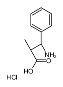 (2S,3S)-3-Amino-2-methyl-3-phenylpropanoic acid hydrochloride (1: 1) Structure