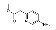 Methyl (5-amino-2-pyridinyl)acetate Structure