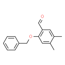 2-Benzyloxy-4,5-dimethylbenzaldehyde结构式