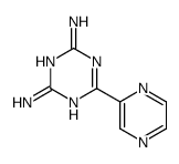 1,3,5-Triazine-2,4-diamine, 6-(2-pyrazinyl)- (9CI)结构式