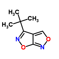 Isoxazolo[5,4-c]isoxazole, 3-(1,1-dimethylethyl)- (9CI) Structure