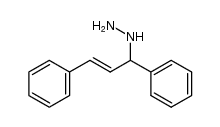 1,3-diphenyl-(E)-2-propenylhydrazine Structure