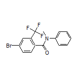 4-Bromo-N-methyl-N-phenyl-2-(trifluoromethyl)benzamide Structure