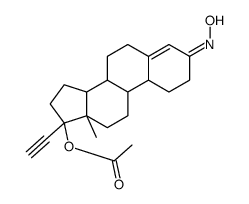 17-ALPHA-ETHYNYL-19-NORTESTOSTERONE ACETATE OXIME structure