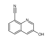 3-hydroxyquinoline-8-carbonitrile Structure