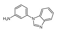 3-(1H-1,3-benzodiazol-1-yl)aniline Structure