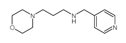 (3-Morpholin-4-yl-propyl)-pyridin-4-ylmethyl-amine结构式