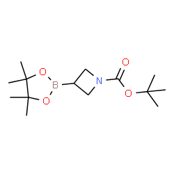 tert-butyl 3-(4,4,5,5-tetramethyl-1,3,2-dioxaborolan-2-yl)azetidine-1-carboxylate Structure