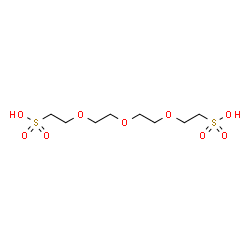 Bis-PEG3-sulfonic acid结构式