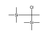 (1-chloro-1-trimethylsilylethyl)-trimethylsilane Structure