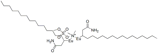 dimethylbis(3-stearamidepropyl)ammonium methyl sulphate structure