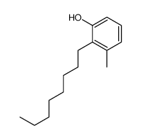 3-methyl-2-octylphenol Structure