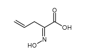 2-hydroxyimino-pent-4-enoic acid结构式