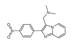 3-[(Dimethylamino)methyl]-2-(p-nitrophenyl)imidazo[1,2-a]pyridine Structure