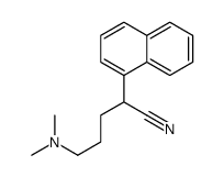 α-[3-(Dimethylamino)propyl]-1-naphthaleneacetonitrile结构式