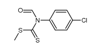 methyl N-4-chlorophenyl-N-formyldithiocarbamate Structure