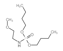 Phosphoramidic acid,(2-methoxyethyl)-, dibutyl ester (9CI)结构式